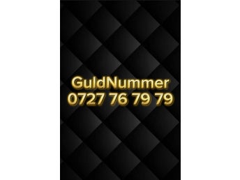 0727 76 79 79 Guldnummer, (kan flyttas till valfri operatör). Prissänkt!!!