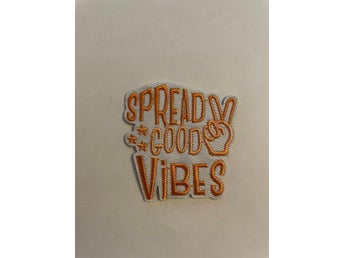 SPREAD GOOD VIBES TYGMÄRKE