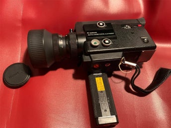 Vintage Canon 512XL Auto Zoom electronic Super 8 Movie camera