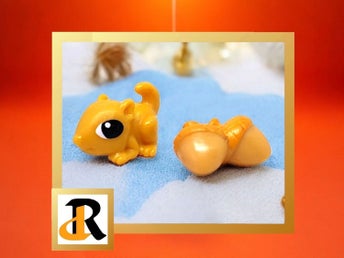 Leksaksfigur - Ekorre och ekollon, Chipmunk brown, My little pony pet