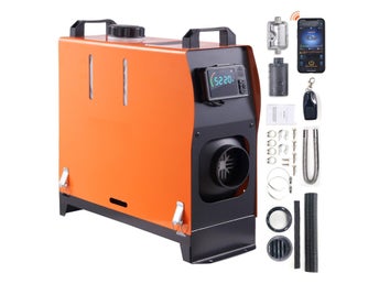 5kW 12V installationsfri dieselluftvärmare med Bluetooth och överhettningsskydd