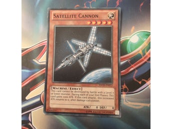 satellite cannon yugioh card yugioh 1996 CP01-EN001 Satellite Cannon Unlimited Edition Ultra Rare near mint