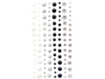 Pearls & strasstenar mix - Mono jewels