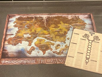 Drakar och Demoner Trudvang - Karta & Rollformulär
