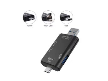 3 in 1 SD TF Reading Card High Speed Memory Card Reader With OTG