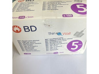 Bd Micro-fine Pen Needles 0,25 x 5mm 85 Pieces