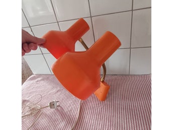 Orange sänglampa RETRO