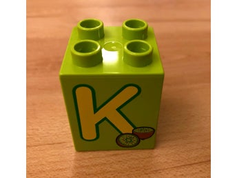 K Lego DUPLO Beställ Ditt Barns Namn i DUPLO medans alla Bokstäver finns kvar