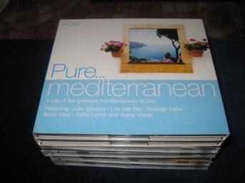 PURE MEDITERRANEAN-4 CD TOTALT