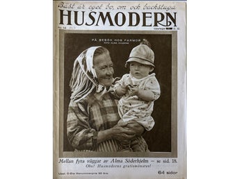 Husmodern 14 1927 Nöbbele, Bruno Liljefors, Amalia Helenius, Aarnseth, Torsås