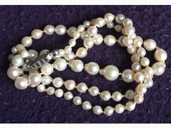pärlcollier odlade pärlor pärlcollier odlade pärlor