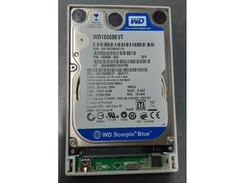 Western Digital Scorpio Blue WD1600BEVT