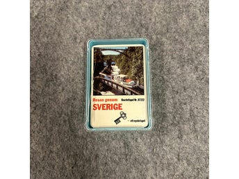 Kortlek Kvartettspel - Resan genom Sverige- komplett