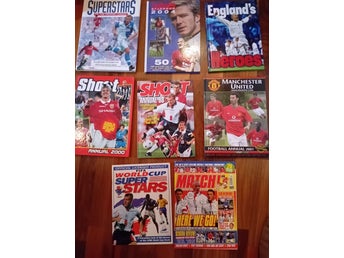 Engelska fotbollsböcker 1995/96 - 2004
