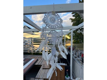 Drömfångare från Bali – 90 cm – väggdekoration
