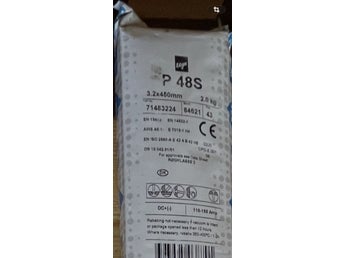 ELGA P 48S svetselektroder 3,2 × 450 mm – 2 kg – oöppnad