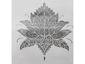 SCHABLON ORNAMENT! 20×20 cm, mandala, mönster, Stencil, mall, DIY, pyssel
