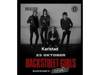 Backstreet Girls och Ström två biljetter