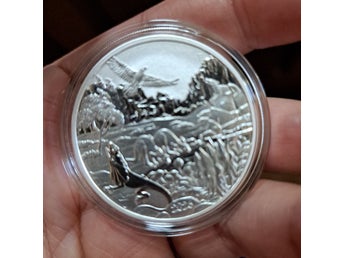 Australies under silvermynt med kung Charles III