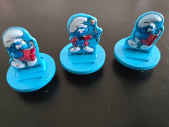 Smurfarna figurer 3 st, Peyo 2022