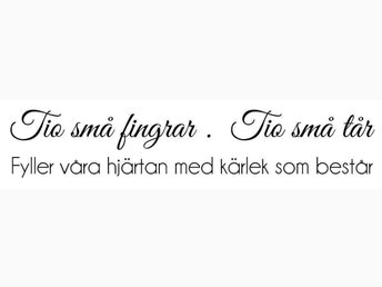 tio små fingrar tio små fingrar