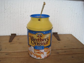 Plåtburk Plåtspann Godisburk Werther´s Original