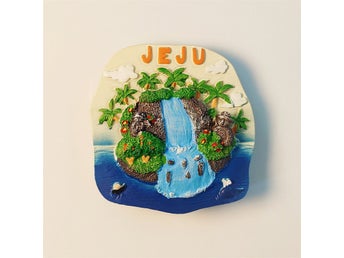 Jeju Island Kylskåpsmagnet Sydkorea