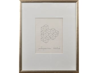 Oscar Reutersvärd - ”Perspective japonaise no 426 aa” (A3344)!