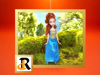 Disney Princess Sparkling Princess Merida Doll från Brave filmen
