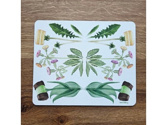 Musmatta med kakblommor
