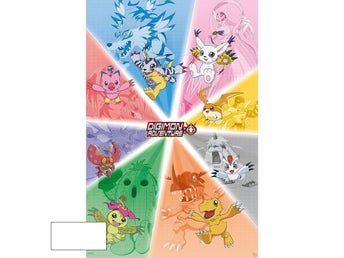 DIGIMON GROUP MAXI POSTER Affisch Plansch Tavla Playstation Nintendo 1 2 3 4 5