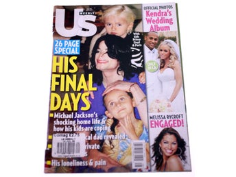 US Weekly-No. 752-Michael Jackson-front cover damaged-July 13th 2009-NEW