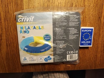 Crivit uppblåsbar badring, 50 cm
