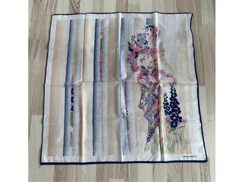Vintage 1980-talsscarf, italiensk Olga Greco
