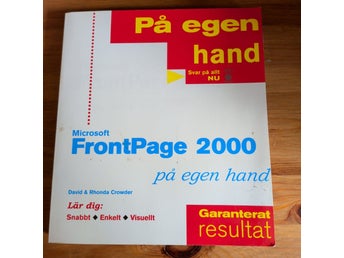 FrontPage 2000 på egen hand av David & Rhonda Crowder, 2000