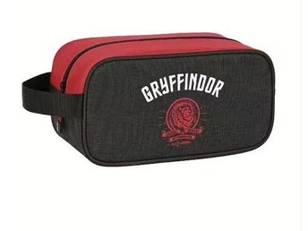 Harry Potter Gryffindor Skoväska Röd/Svart Polyester