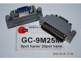 GC-9M25M D-Sub 9/25 2 stycken