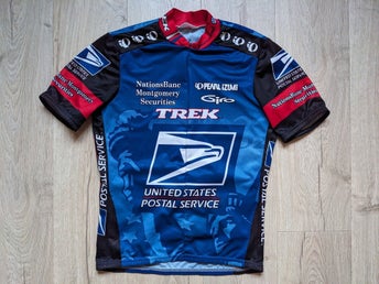 Vintage Pearl Izumi USPS Trek cykeltröja, storlek S