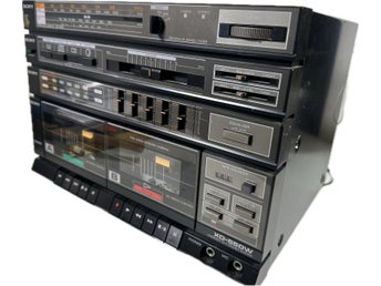 Vintage Sony XO-550W Stereo Deck Receiver HST-550W Radio Cassette Player