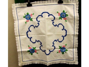 Duk handbroderad, Blekinge broderi!