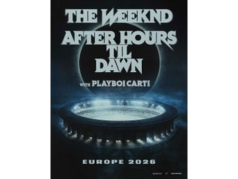 Sittplatser: The Weeknd After Hours Til Dawn med Playboi Carti 10 augusti