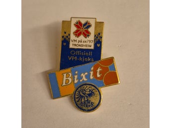 Pins Vm 97 Trondheim Sætre Kjeks Bixit