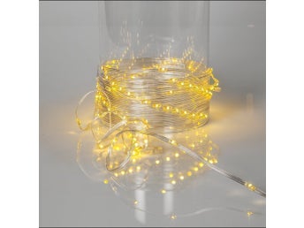 Star Trading DEW DROP MICRO Transparent Ljusslinga 15m Utomhusbelysning