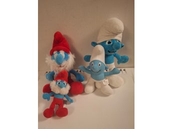 Fyra Smurfarna mjukisdjur