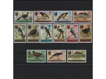 Sierra Leone 1981 Fåglar 13v bruksserie