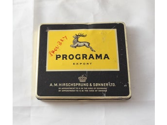 Programa Export - Vintage Plåtask Tobak Cigariller
