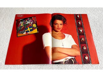 Lena PH Philipsson 1991 poster affisch plansch - Tidningen OKEJ 1990-tal