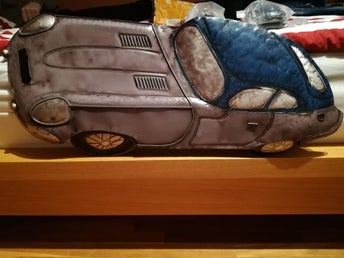 Jaguar plåt (STOR) tavla