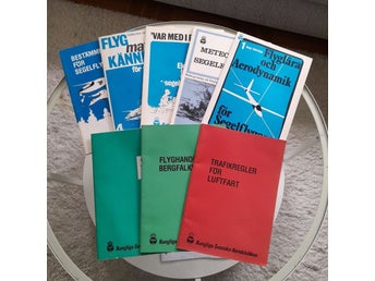 Kurslitteratur för segelflygning.