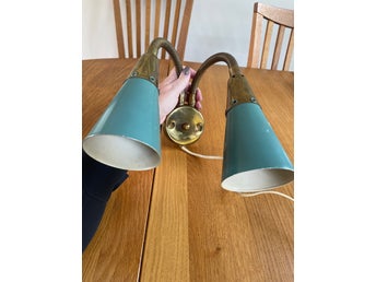 Retro Vägglampa med dubbla riktbara armar